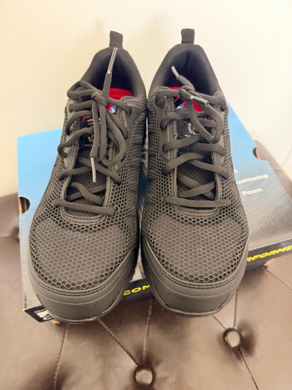 Skechers Women's Black Mesh Athletic Sneakers